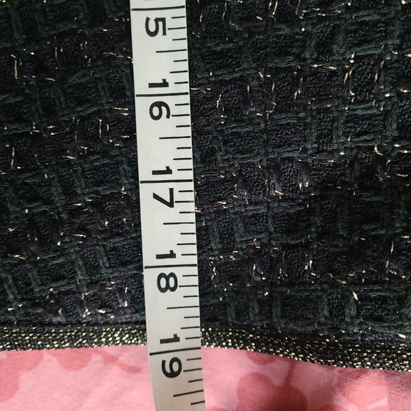 JAEGER UK Black & Gold Tweed Evening Jacket - Picture 9 of 11